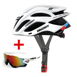 BIKEBOY Road Mountain Bike Helmet Ultralight DH MTB Allterrain Riding Men Women Sports Ventilated Cycling Bicycle 240131