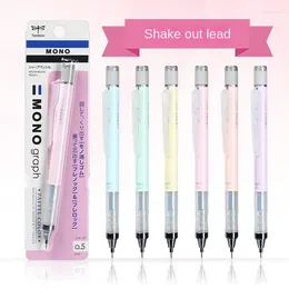 0.5mm Macaron Transparent Automatic Pencil Japanese Tombow Dragonfly DPA-136 Active Stationery School Supplies