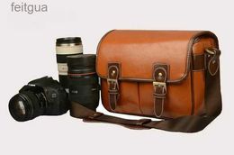 Camera bag accessories NEW PU Leather Bag Case For DSLR SLR Pentax P2515 YQ240204