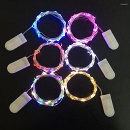 Strings LED String Lights Luces Copper Wire Fairy Battery Powered Party Wedding Indoor Christmas Decoration Garland