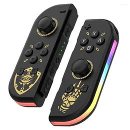 Game Controllers Joypad Controller (L/R) For Switch Wireless Replacement Dual Vibration/RGB Light