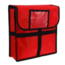 Dinnerware Pizza Delivery Bag Commercial Warmer Carrier Professional Moisture Free Boxes Red For Home Shop