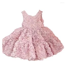 Girl Dresses Baby Cute Floral Born Princess Dress For 1 Year Birthday Toddler Infant Party Christening Gown