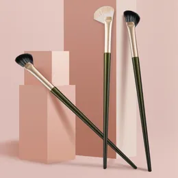 Makeup Brushes 4Pcs Nose Contour Brush For Dark Circles Puffiness Face Eyebrow Puffy Eyes