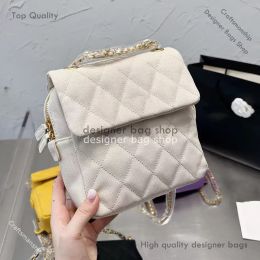 designer bag tote bag Backpack Designer Ladies Bag Caviar Leather Classic Quilted Gold Metal Chain Shoulder Crossbody Bag womens Mini Flap Zipper Handbags