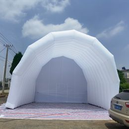 5mw Giant White Black Inflatable Stage Cover Tent Portable Air Dome Roof Marquee For Outdoor Show Music Concert Performance