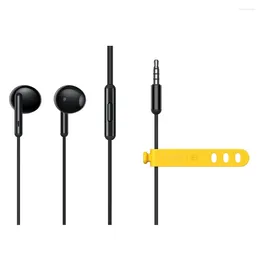 Realme Buds Classic Wired Earphone Type C 3.5mm In-Ear Headset 14.2mm Audio Drive HD Microphone Built-In Music For Smartphone
