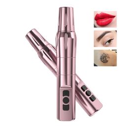 Biomaser Wireless Tattoo Machine for Permanent Makeup Pen Beginner Eyebrows Lips Artist Supplies Fit Universal Cartridges 240123