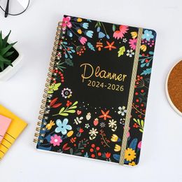 Journal Planner Weekly Daily Plan Calendar A5 Coil Notebook English Sports Punch Schedule Office Agenda Organiser Book