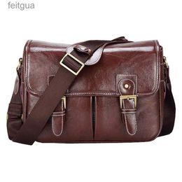 Camera bag accessories Luxury Stylish Fashion Retro PU Leather Case Handbag Waterproof Shoulder Messenger DSLR Bag for XL YQ240204