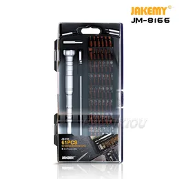 Professional Hand Tool Sets JAKEMY JM-8166 61 In 1 Precision Screwdriver Set DIY Repair Kit For Mobile Phone Computer Game Pad Eyeglass