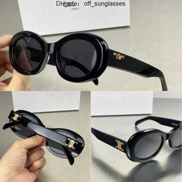 Glasses Sunglasses Retro Cats Eye for Women Ces Arc De Triomphe Oval French High Street Drop Delivery Fashion Accessories Sun Livery JX0O