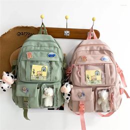 School Bags Backpack For Girls Korean Version Student Bag High Oxford Cloth Harajuku Style Women