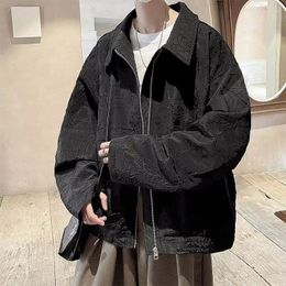 Men's Jackets Spring Autumn Oversize Baroque Jacket Retro Pleated Loose Casual High Street Men Tops Overcoat Male Clothes