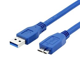 USB 3.0 data cable, hard disk cable, pair copying male head to Micro 3.0B extension cable