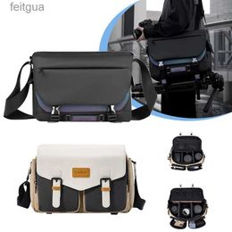 Camera bag accessories Canvas DSLR Single Bag Messenger Waterproof Wear-Resistant Shoulder Photography Bags Cases For YQ240204