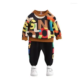 Clothing Sets 2024 Spring Autumn Baby Girl Clothes Boys Outfits Children T-Shirt Pants 2Pcs/Sets Toddler Sports Costume Kids Tracksuits 1-6Y