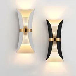 Wall Lamp Simple E27 LED Light Aluminum Up And Down Sconce Living Room Bedroom Aside Corridor Stairs Lights BL76