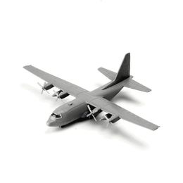 4D 1/144 United States Lockheed C-130 Hercules Assembly Military Model Toy Airplane 240131