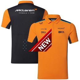 New polo shirt racing motorcycle suit breathable quick drying round neck short sleeved mountain bike T-shirt