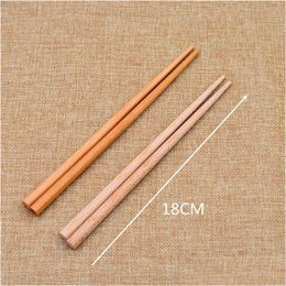 Chopsticks Japanese Wooden Chopsticks Portable Reusable Non-Slip Sushi Tools Natural Beech Chinese Resturant Eco-Friendly U Drop Deliv Dhw4Z