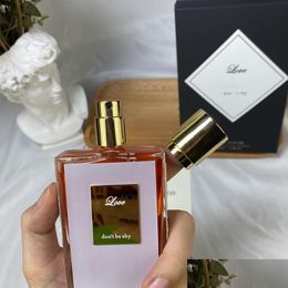 Solid Perfume Luxury Kilian Brand Per 50Ml Love Dont Be Shy Avec Moi Good Girl Gone Bad For Women Men Spray Parfum Long Lasting Time Dhhx8