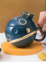 Mugs Ins Space Star Cup Mug Ceramic Water Gift Coffee Spaceship
