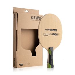 Original GEWO POWER OFFENSE Table Tennis Blade Racket 5 Ply Wood Loop Offensive Spin Attack Ping Pong Bat Paddle 240123