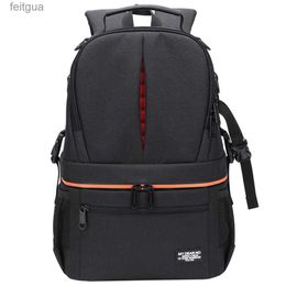 Camera bag accessories Photo Waterproof w Rain Cover Shoulders Backpack Reflector Strip Men Women Video Tripod Carrying Outdoor Travel Case Bag YQ240204