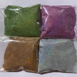 Nail Glitter 50g/Bag Sparkle Holographic Fine Bulk 1/128 Size 0.2mm Powder Dust For Crafts Epoxy Resin