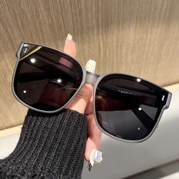 New Myopia Set Sunglasses for Women with A High-end Feel, GM Square Internet Celebrity, the Same Style of Sunglasses, Mi Dingda Face Slimming Glasses