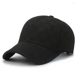 Ball Caps 2024 Sunshade And Sunscreen Baseball Cap Embroidered Black Korean Version Hat For Men In Spring Summer Outdoor Casua