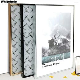 Frames Metal Picture Frame For Wall Poster Pictures Classic Aluminium Po Hanging A3 A4 30x40 Certificate