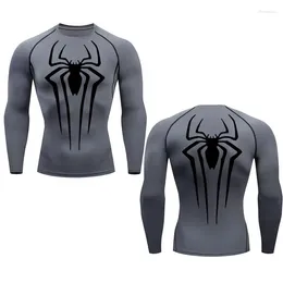 Men's T Shirts Compression Shirt Running T-Shirt Long Sleeve Sun Protection Second Skin Fitness Top Quick Dry Workout Bodybuilding T-Shir