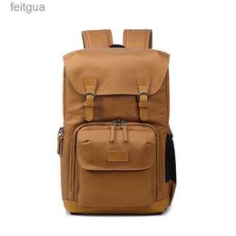 Camera bag accessories Waterproof Backpack Multi-function Wear-resistant Seven Colour Cotton Twill SLR Digital Bag Travel YQ240204