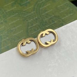 2024 New Women Fashion Designer Stud Earrings Style Top Quality G Letter Brass Engagement Earring