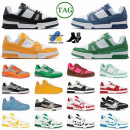 Trainer White Black Sky Blue Yellow Denim Green Embossed Strap #54 Signature Green Damier Ebene Multi Red Comic Motifs Multi Pink Rose Fuchsia Orange Casual Shoes