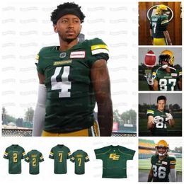 C202 2024 Edmonton Elks CFL Football Jersey Trevor Harris Jonathan Rose Rod Connop Henry Williams Warren Moon Tom Scott Jhon Lagrone Joh H High igh