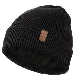 Makeup Brushes Sparkaesth Winter Beanie Hats For Men Women Fleece Lined Soft Warm Knit Hat Ski Stocking Cuffed Cap
