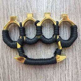 Four Finger Self-defense Buckle Tiger Hand Support Fist Zinc Alloy Material Sturdy and Wear-resistant Assault Team (guangzhou) Binding Rope 3EV8