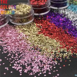 TCT-244 Uneven Surface Hexagon 1MM Bump Glitter Nails Art Decoration Face Glitter Body Painting Makeup Handwork DIY Accessoires 240202