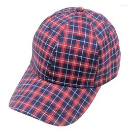 Ball Caps Red Plaid Hats For Men Classic 6 Panel Baseball Cap Adjustable Dad Hat Scottish Green Yellow