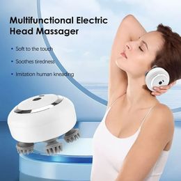Multi Claw Head Massager Electric Relaxation Shoulder Leg Arm Neck Deep Tissue Head Scalp Kneading Vibrator 240118