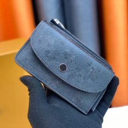 Fashion Women man Luxurys Designers Card Holders Bags Wallets Laser pinhole engraving Bag Genuine Leather Ladies Travel Wallets Coin Purse With Box