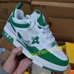 2024 summer breathable classic Luxury mens women casual shoes White lovers trainer designer sneakers printing low cut green red black white running shoe 36-45 L50