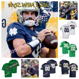 Staes Holden Nolan Ziegler ND Football Jersey Bo Bauer Stitched Nana Osafo-Mensah Caleb Johnson Charles Jagusah Jeremiyah Love Notre Dame High