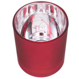 Candle Holders Glass Tealight Holder Xmas Decoration For Holiday Party Home