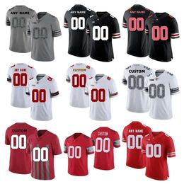 Custom NCAA College Ohio State Buckeyes Football Jerseys Braxton Miller Justin Fields Chase Young Chris Olave Cris Carter J.K Dobbins Cur H High igh