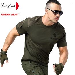 Men's T Shirts Army Shirt Military Tshirt Style Tactical T-shirt Urban Green For Men Cargo Uniform Short Sleeved Male Tee Black