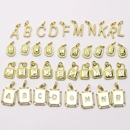 20 pieces A-Z Alphabet letter Charms Jewellery necklace pendants Charms for women accessories pendants beads 51244 240127